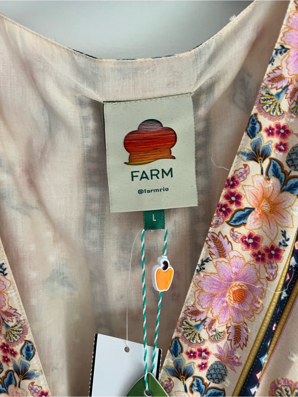 Farm Rio Superbloom Tapestry Maxi Dress in “Superbloom Tapestry Cream” - Picture 2 of 6